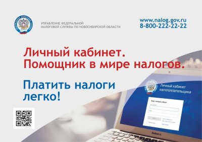 Личный кабинет помогает новосибирцам решать налоговые вопросы онлайн